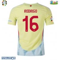 Spania Rodri Hernandez #16 Bortedrakt EM 2024 Kortermet